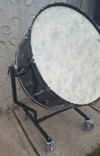 Load image into Gallery viewer, GrandStands Tilting &amp; Rolling Bass Drum Stand for Field Use- No Holes to Drill!