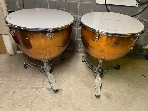 Pair of Ludwig Copper Universal Timpani